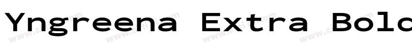 Yngreena Extra Bold字体转换